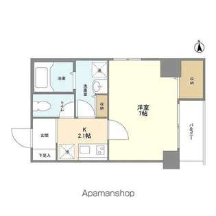 ローズマンションミヤハラ【3階】の間取り