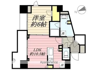エストゥルース東向島【6階】の間取り
