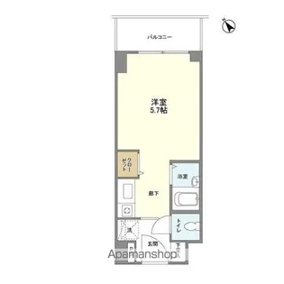 ディオケネス【412号室】の間取り