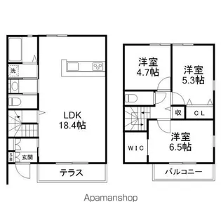 ソウジュ【1階】の間取り