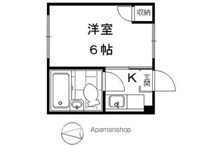ヴィラ吉祥院【2B号室】の間取り