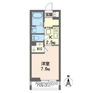 スピネルNKⅡ【103号室】の間取り