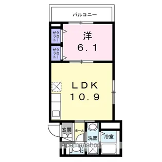 カルフール【2階】の間取り