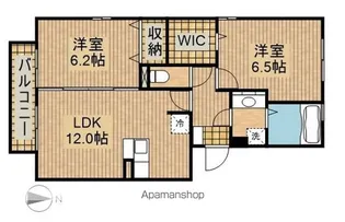 ウィスタリア【3階】の間取り