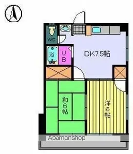 メゾン・サン【4階】の間取り