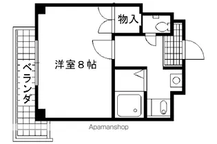 TOST栄洛館【1-B号室号室】の間取り