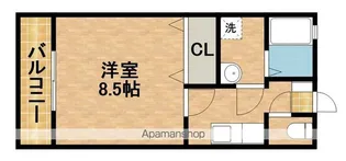 カーサコリーナ【1階】の間取り