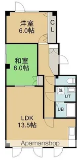 シティプラザ【4階】の間取り