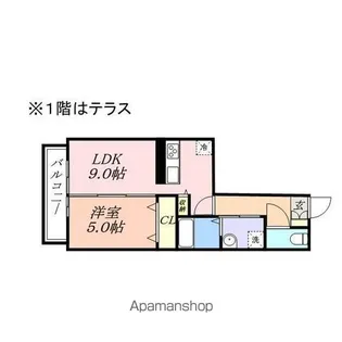 ルラシオン【2階】の間取り