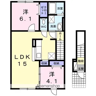 蔵Ⅱ【2階】の間取り