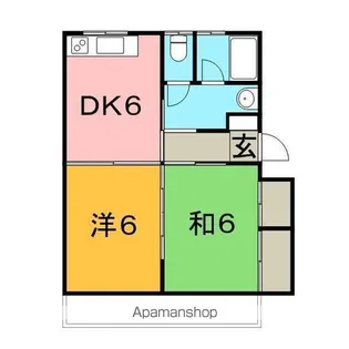 センチュリーハイツ涼【1階】の間取り