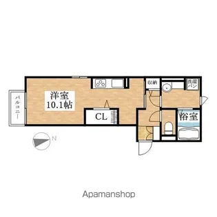ビターD【2階】の間取り