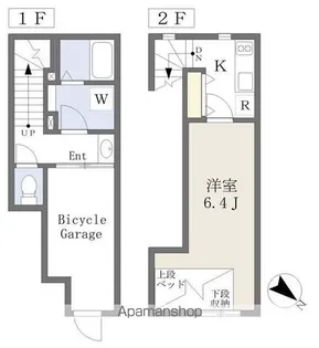 GARAGE C【6号室号室】の間取り