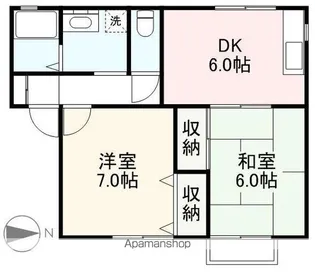 ドミール西神【2階】の間取り
