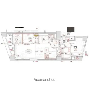 THEパームス代々木上原コスモテラス【3階】の間取り