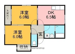 ダーウィン21【2階】の間取り