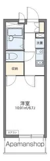 レオパレスFIORI高松【3階】の間取り