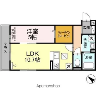 シティパーク南蔵王【1階】の間取り