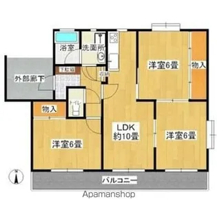 アーバンハイツ春日井【4階】の間取り