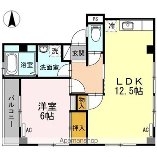メゾンボヌールヴィ【2階】の間取り