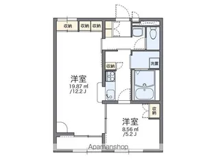 レオパレスさくらC【109号室】の間取り