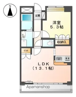 レンソイス【1階】の間取り