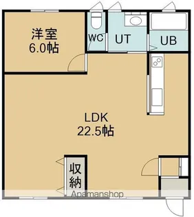 ガーデンASANO【1階】の間取り
