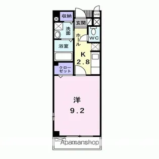 サニーハウス細木【2階】の間取り