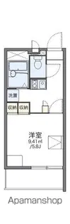 レオパレスグランデⅢ【1階】の間取り