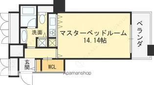 ザ・タワー大阪レジデンス【6階】の間取り