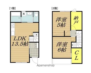 ルピナスますみヶ丘【E号室】の間取り