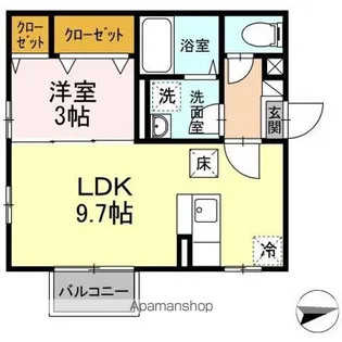 コートハウス Ⅵ【1階】の間取り