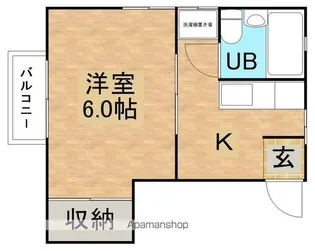 しまコーポ市野沢B【1-1号室】の間取り