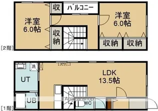 メゾンフルール【103号室】の間取り