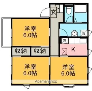 メゾン志藤 B【1階】の間取り
