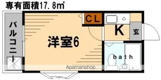 トッコーララ鶴見【4階】の間取り