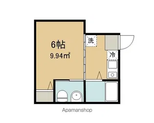 エクレール【102号室】の間取り