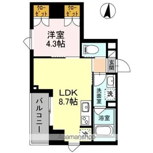 東京都墨田区本所4丁目【マンション】の間取り