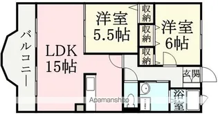 クリエストタウン江端.【202号室】の間取り