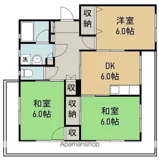 メゾン・ド三軒橋【305号室】の間取り