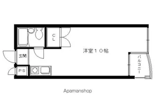 グリーンフィルI【207号室】の間取り