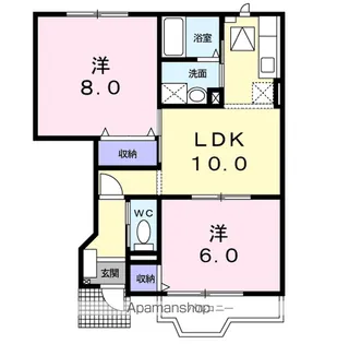 アルトピアーノB【1階】の間取り