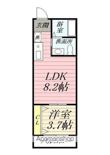 ひなたと春風のラテ【2階】の間取り