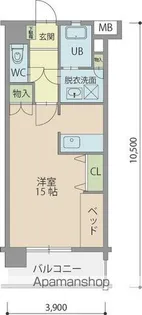 ミルフィーユ90【502号室】の間取り