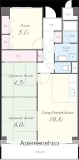 エルソレーユ【5階】の間取り