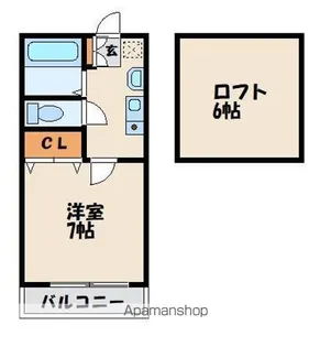 サンフェリーチェ福工大前【2階】の間取り