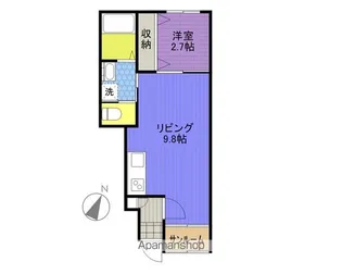 ヴィア アヴァンティ2号棟【103号室】の間取り
