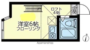ユナイト根岸ヘルマン・ヘッセ【2階】の間取り