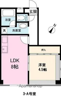 上江別西ビルハット【3-A号室】の間取り