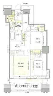 富久クロスコンフォートタワー【41階】の間取り